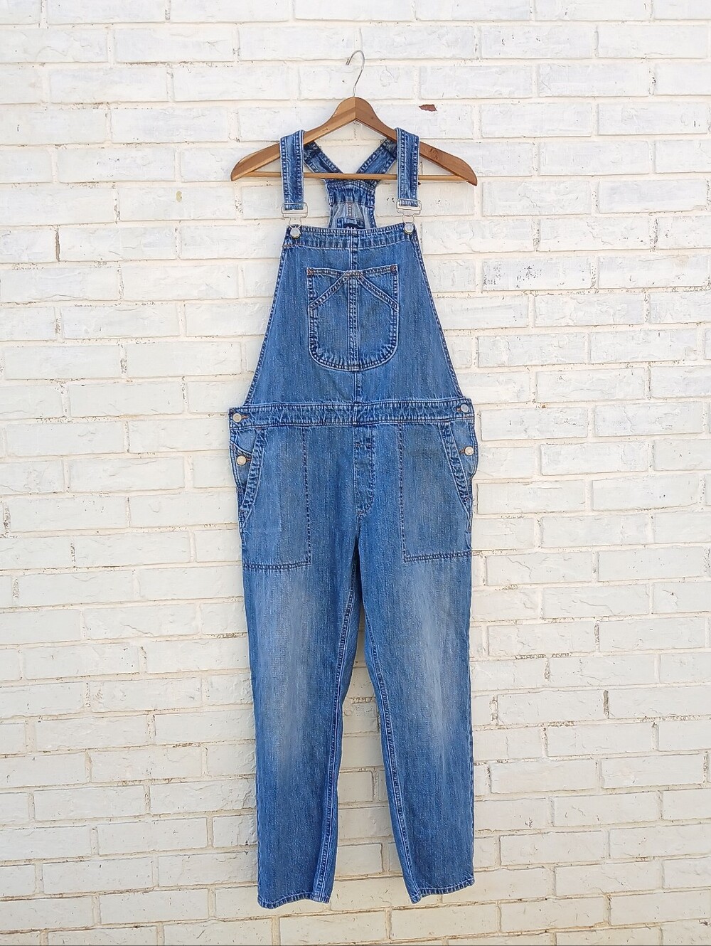 Gap Women's Denim Overalls Cotton Large Bib